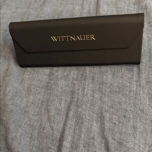 Wittnauer Eyeglass Case Triangular Black